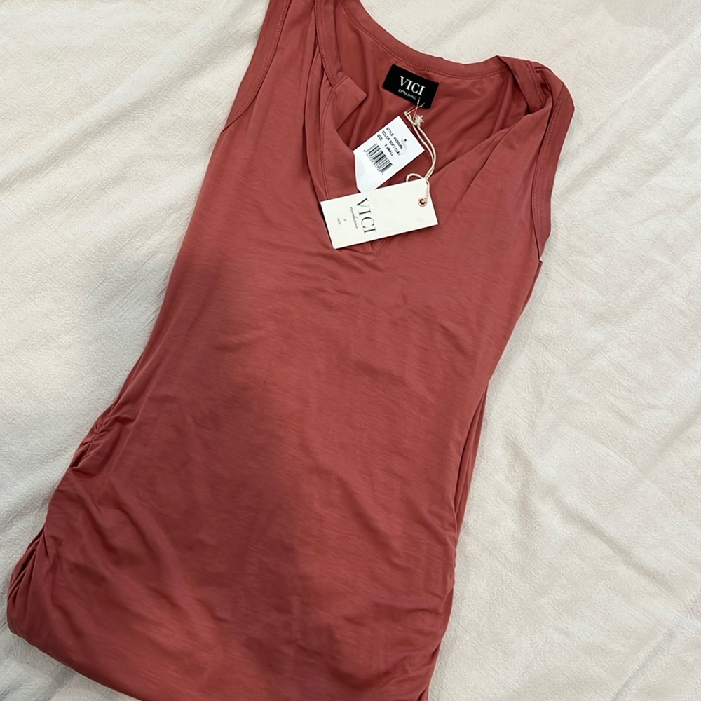 Vici midi dress with side ruching for slim fit look